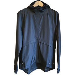 Hind Women's Windbreaker Running Hooded Lightweight Jacket Black Medium